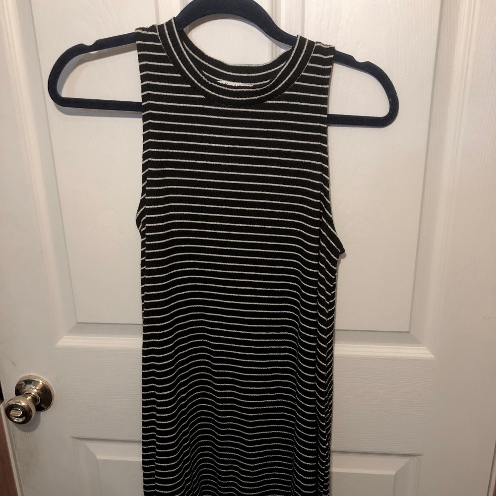 Sleeveless Striped Dress